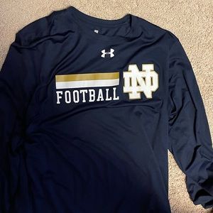 NOTRE DAME FOOTBALL TEAM ISSUED LONG SLEEVE